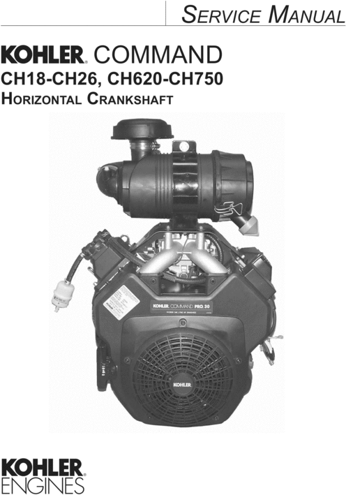 Product picture kohler command pro horizontal engine